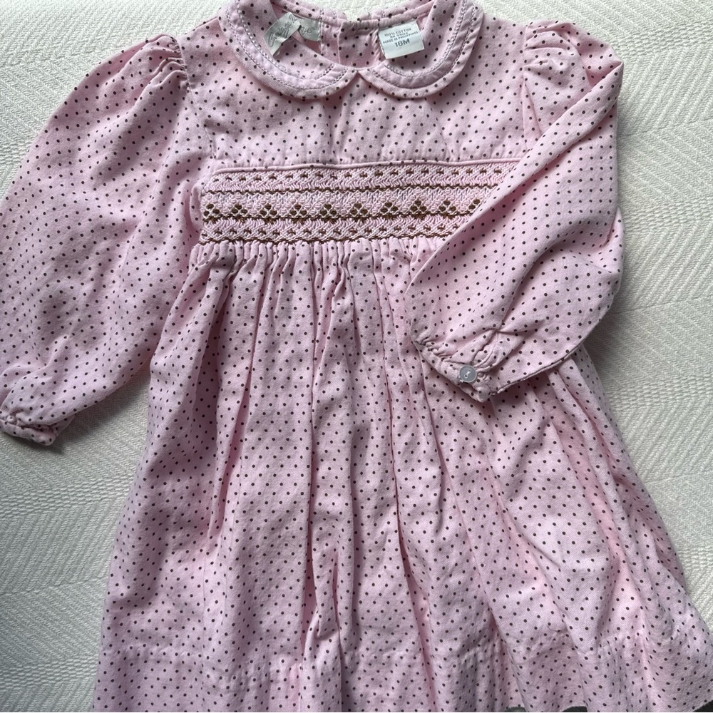 Carriage Boutique Pink Polka Dot Dress